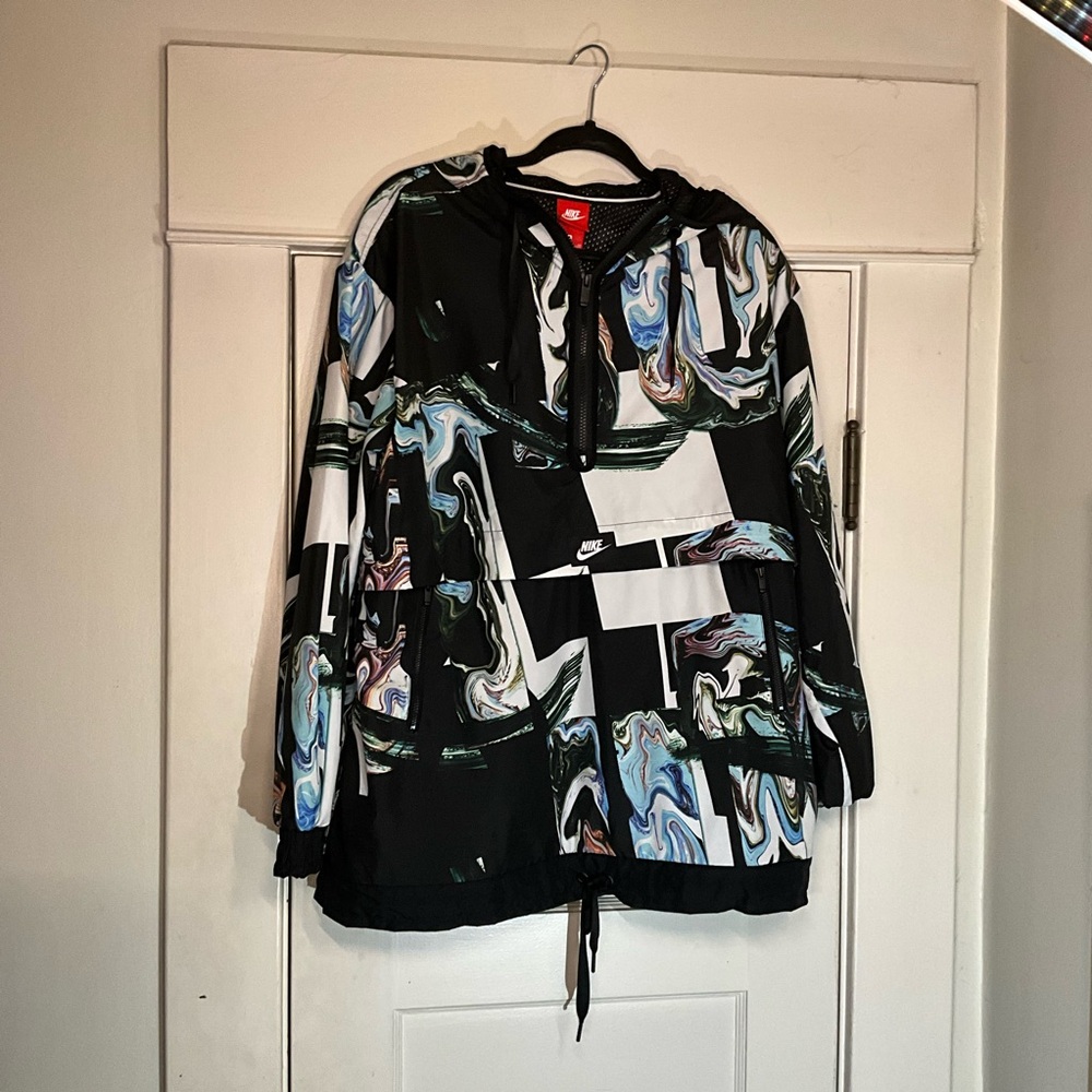 Nike Marble Pattern Tech Windbreaker - image 1